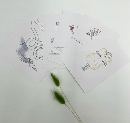 postkaartjes "Beauty of Life"